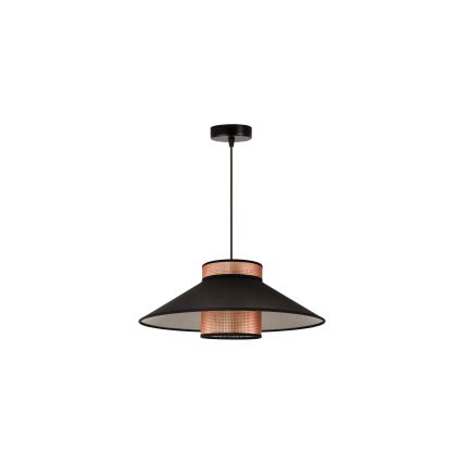 Duolla - Lühter RIO SHINY 1xE27/15W/230V d. 45 cm must/vask