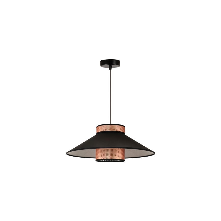 Duolla - Lühter RIO SHINY 1xE27/15W/230V d. 45 cm must/vask
