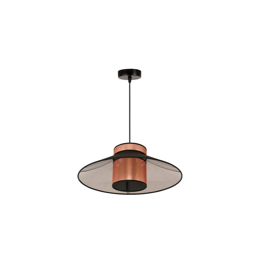 Duolla - Lühter RIO SHINY 1xE27/15W/230V d. 45 cm must/vask