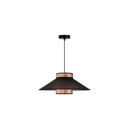 Duolla - Lühter RIO SHINY 1xE27/15W/230V d. 45 cm must/vask