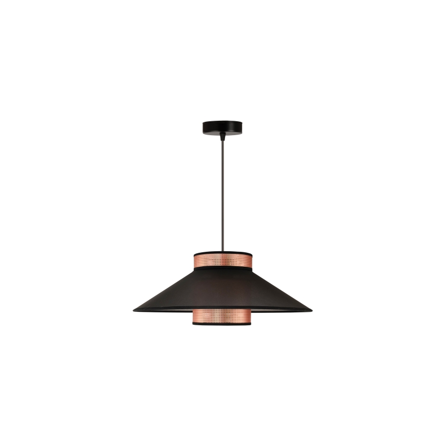 Duolla - Lühter RIO SHINY 1xE27/15W/230V d. 45 cm must/vask