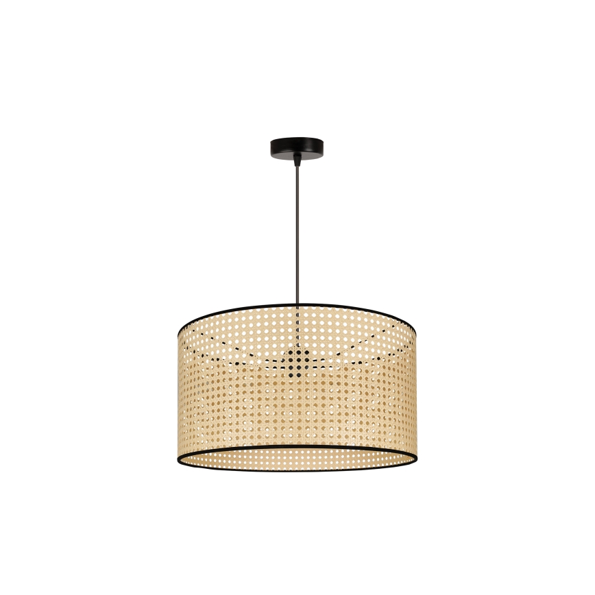 Duolla - Lühter ROLLER 1xE27/15W/230V d. 45 cm rotang/must