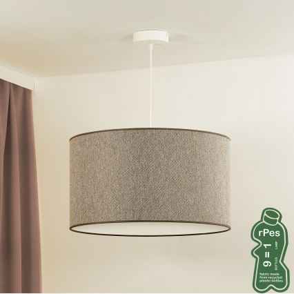 Duolla - Lühter ROLLER ECO RECYCLING 1xE27/15W/230V d. 45 cm pruun
