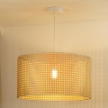 Duolla - Lühter ROLLER RATTAN 1xE27/15W/230V d. 45 cm beež
