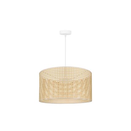 Duolla - Lühter ROLLER RATTAN 1xE27/15W/230V d. 45 cm beež