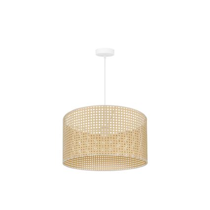 Duolla - Lühter ROLLER RATTAN 1xE27/15W/230V d. 45 cm beež