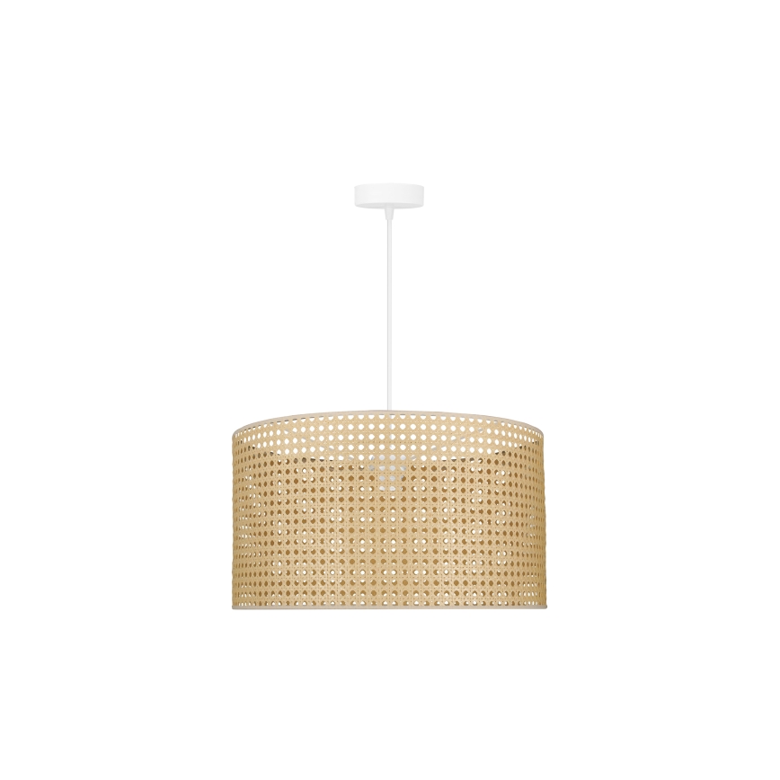 Duolla - Lühter ROLLER RATTAN 1xE27/15W/230V d. 45 cm beež