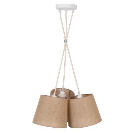 Duolla - Lühter ROSSA 3xE27/15W/230V d. 45 cm pruun