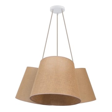 Duolla - Lühter ROSSA 3xE27/15W/230V d. 75 cm pruun