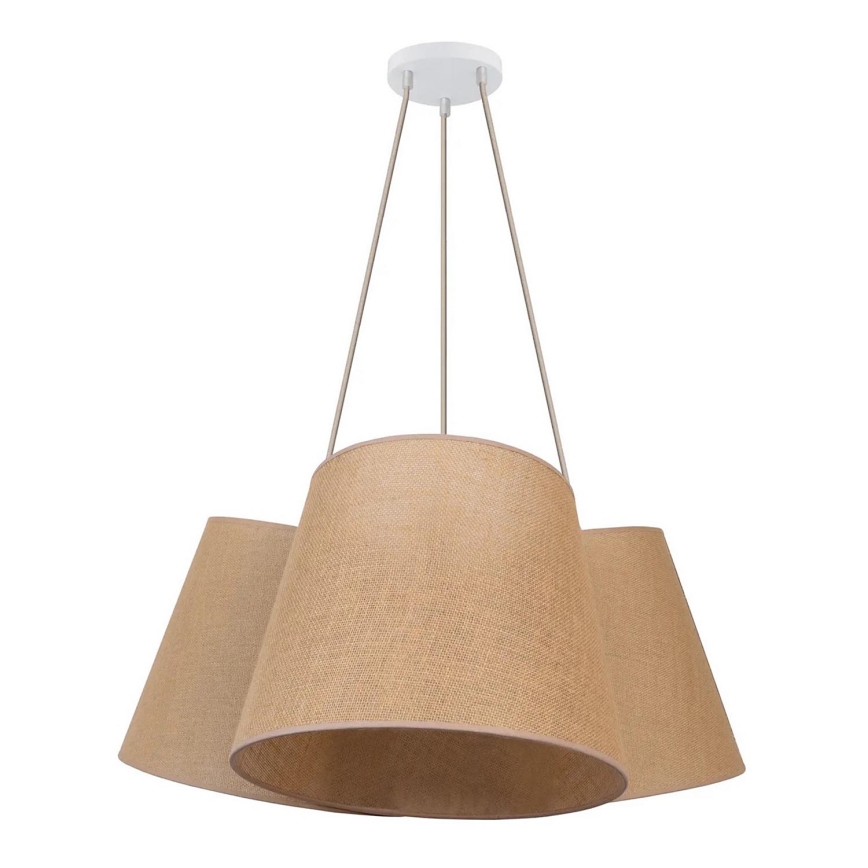 Duolla - Lühter ROSSA 3xE27/15W/230V d. 75 cm pruun