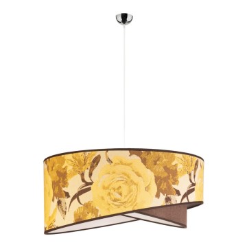 Duolla - Lühter ROYAL 1xE27/40W/230V d. 50 cm kollane