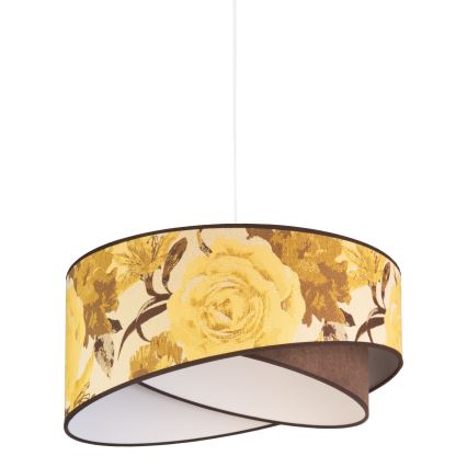 Duolla - Lühter ROYAL 1xE27/40W/230V d. 50 cm kollane