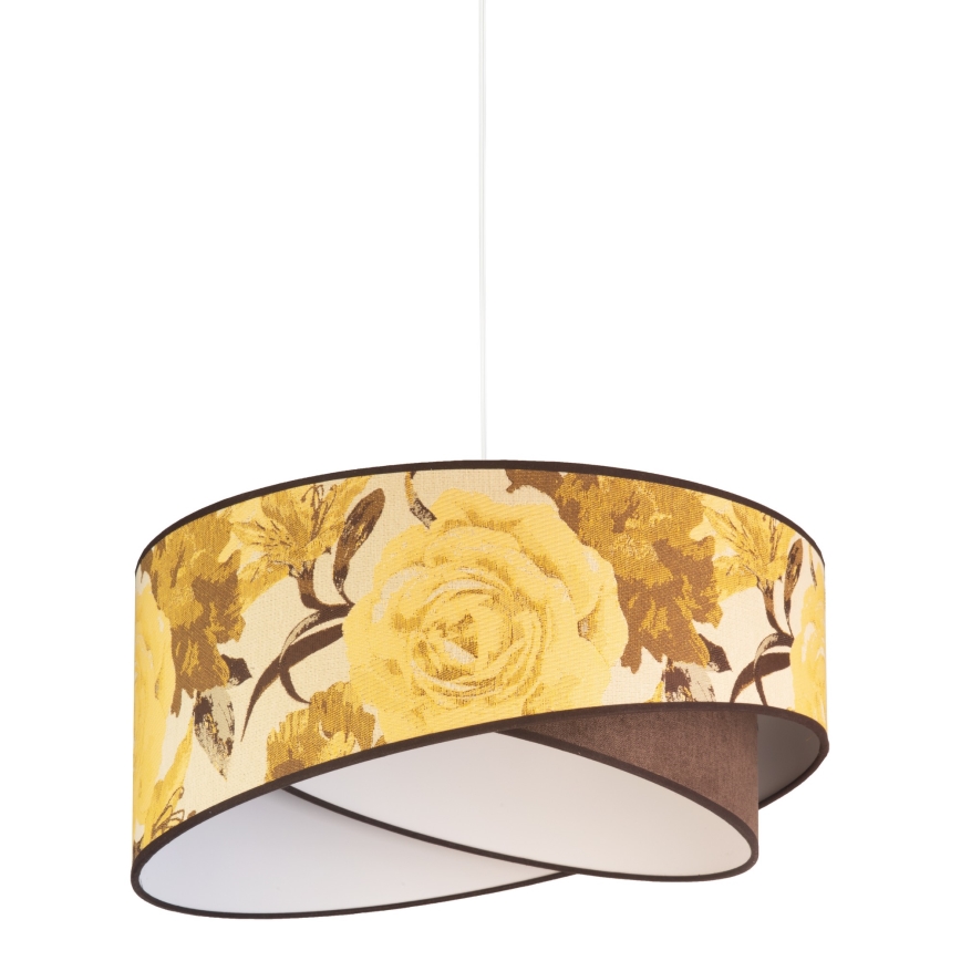 Duolla - Lühter ROYAL 1xE27/40W/230V d. 50 cm kollane
