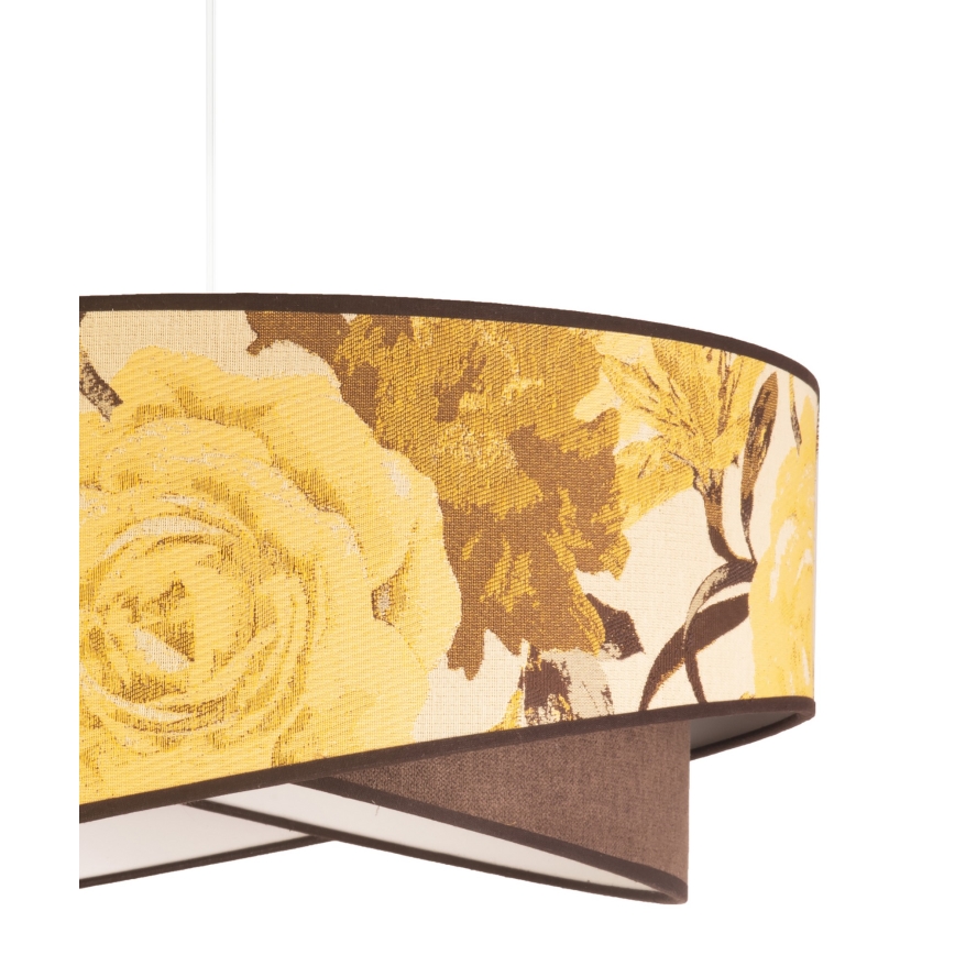 Duolla - Lühter ROYAL 1xE27/40W/230V d. 50 cm kollane
