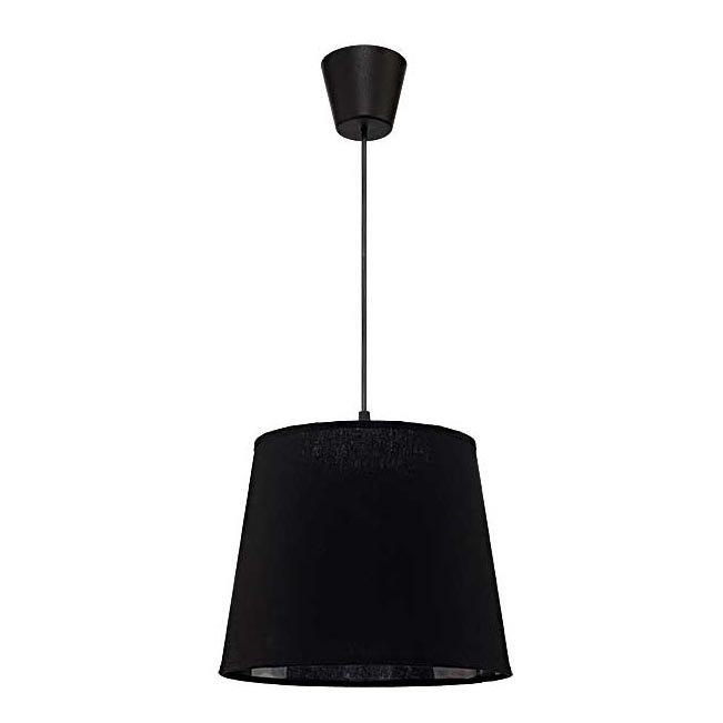 Duolla - Lühter SOLO 1xE27/40W/230V d. 24 cm must