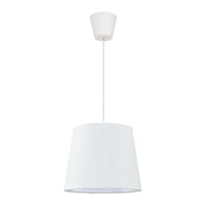 Duolla - Lühter SOLO 1xE27/40W/230V d. 24 cm valge