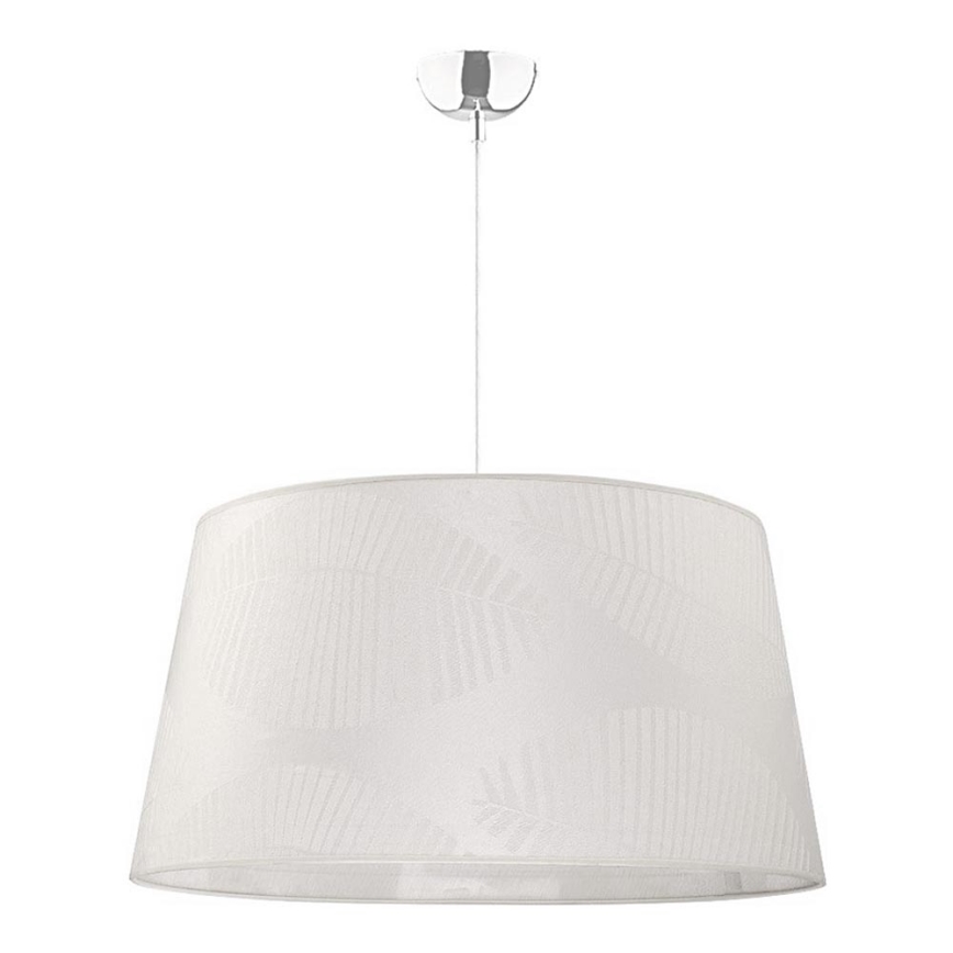 Duolla - Lühter TENOR 1xE27/40W/230V d. 60 cm valge/lehed