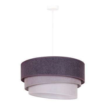 Duolla - Lühter TRIO 1xE27/15W/230V d. 45 cm antratsiit/hall/valge