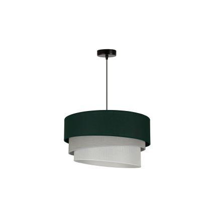 Duolla - Lühter TRIO 1xE27/15W/230V d. 45 cm roheline/hall/valge