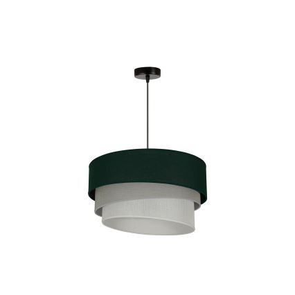 Duolla - Lühter TRIO 1xE27/15W/230V d. 45 cm roheline/hall/valge