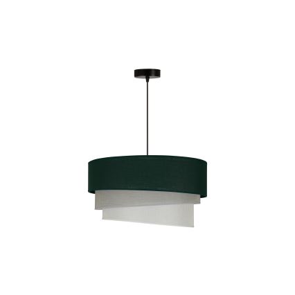 Duolla - Lühter TRIO 1xE27/15W/230V d. 45 cm roheline/hall/valge