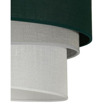 Duolla - Lühter TRIO 1xE27/15W/230V d. 45 cm roheline/hall/valge