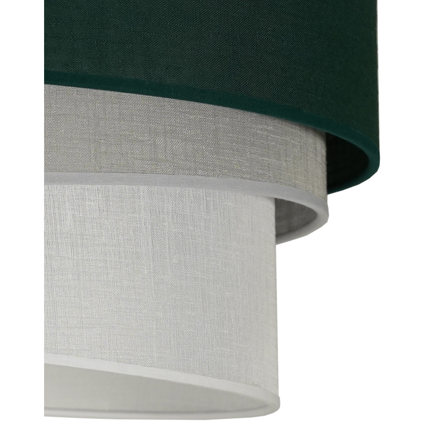 Duolla - Lühter TRIO 1xE27/15W/230V d. 45 cm roheline/hall/valge