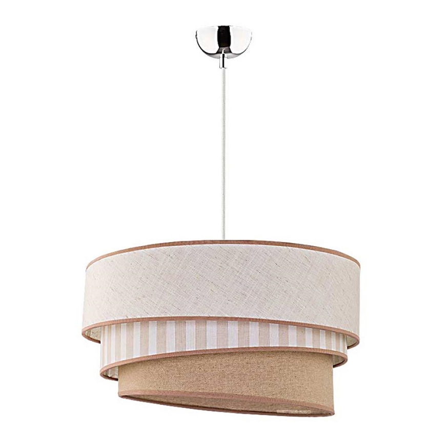 Duolla - Lühter TRIO 1xE27/40W/230V d. 45 cm beež/pruun