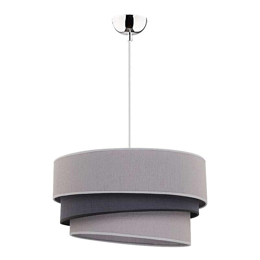 Duolla - Lühter TRIO 1xE27/40W/230V d. 45 cm hall/must
