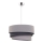Duolla - Lühter TRIO 1xE27/40W/230V d. 45 cm hall/must