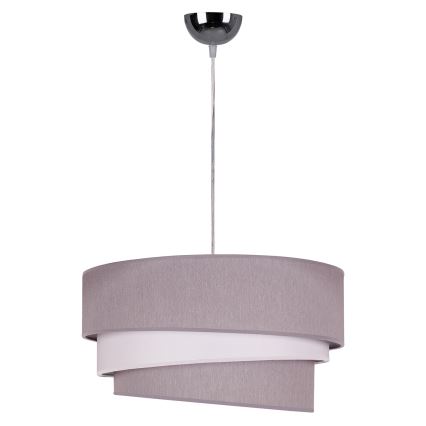 Duolla - Lühter TRIO 1xE27/40W/230V d. 45 cm hall/valge
