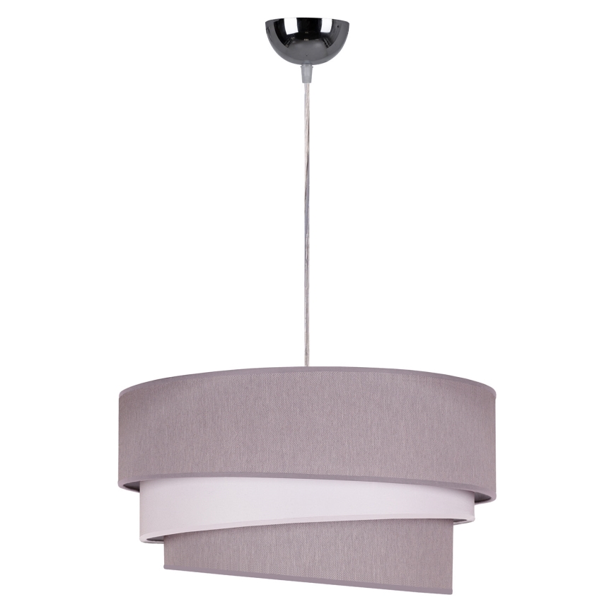 Duolla - Lühter TRIO 1xE27/40W/230V d. 45 cm hall/valge
