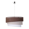 Duolla - Lühter TRIO 1xE27/40W/230V d. 45 cm pruun/beež/valge