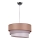 Duolla - Lühter TRIO 1xE27/40W/230V d. 45 cm pruun/hall/hõbedane
