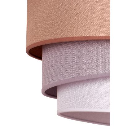 Duolla - Lühter TRIO 1xE27/40W/230V d. 45 cm pruun/hall/hõbedane