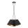 Duolla - Lühter TWIGGY 3xE27/40W/230V d. 45 cm must