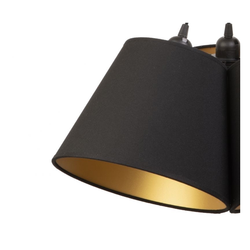 Duolla - Lühter TWIGGY 3xE27/40W/230V d. 45 cm must