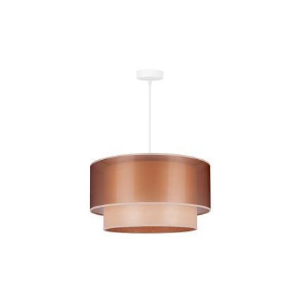 Duolla - Lühter WOOD BOHO 1xE27/15W/230V d. 45 cm vask/beež