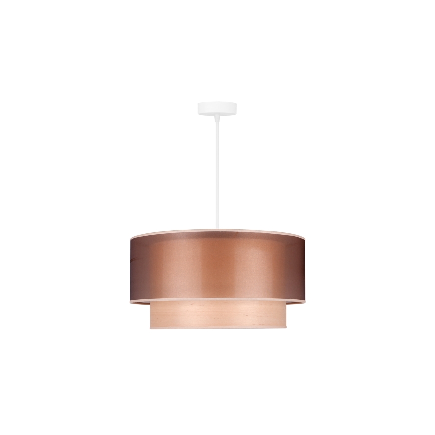 Duolla - Lühter WOOD BOHO 1xE27/15W/230V d. 45 cm vask/beež