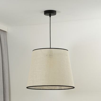 Duolla - Lühter YUTE 1xE27/15W/230V d. 38 cm hall/must