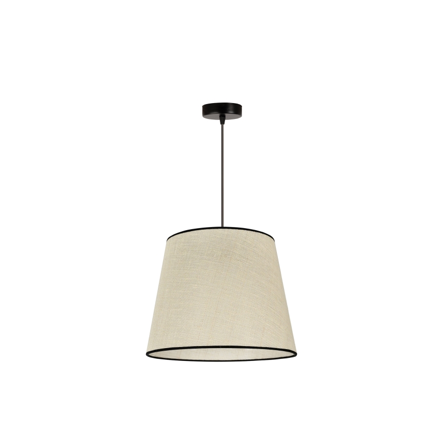 Duolla - Lühter YUTE 1xE27/15W/230V d. 38 cm hall/must