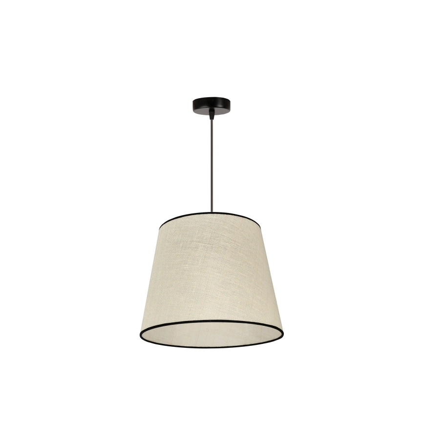Duolla - Lühter YUTE 1xE27/15W/230V d. 38 cm hall/must