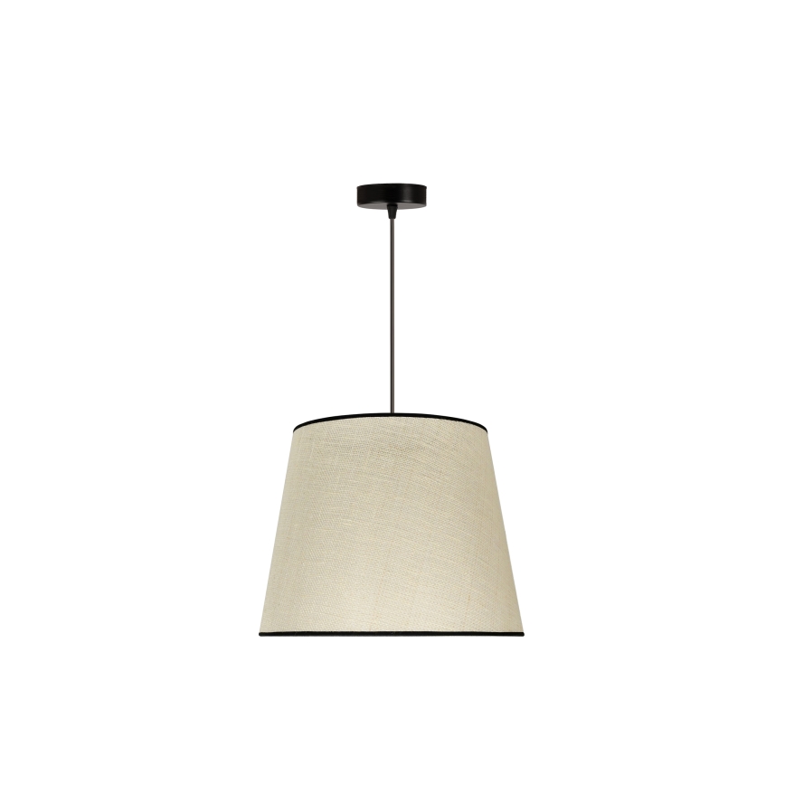 Duolla - Lühter YUTE 1xE27/15W/230V d. 38 cm hall/must