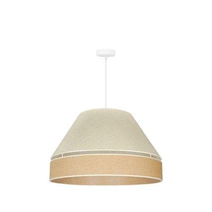 Duolla - Lühter YUTE AVIGNON 1xE27/15W/230V d. 60 cm hall/pruun