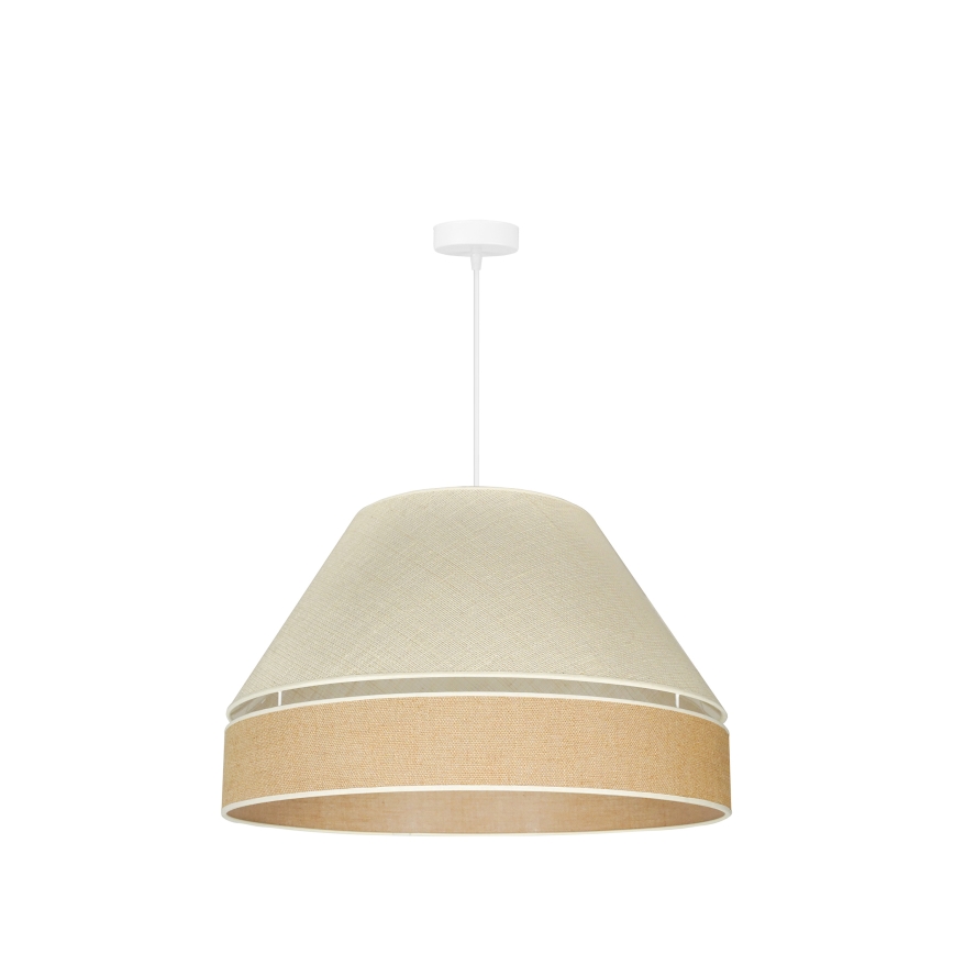 Duolla - Lühter YUTE AVIGNON 1xE27/15W/230V d. 60 cm hall/pruun