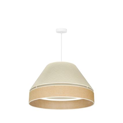 Duolla - Lühter YUTE AVIGNON 1xE27/15W/230V d. 60 cm hall/pruun
