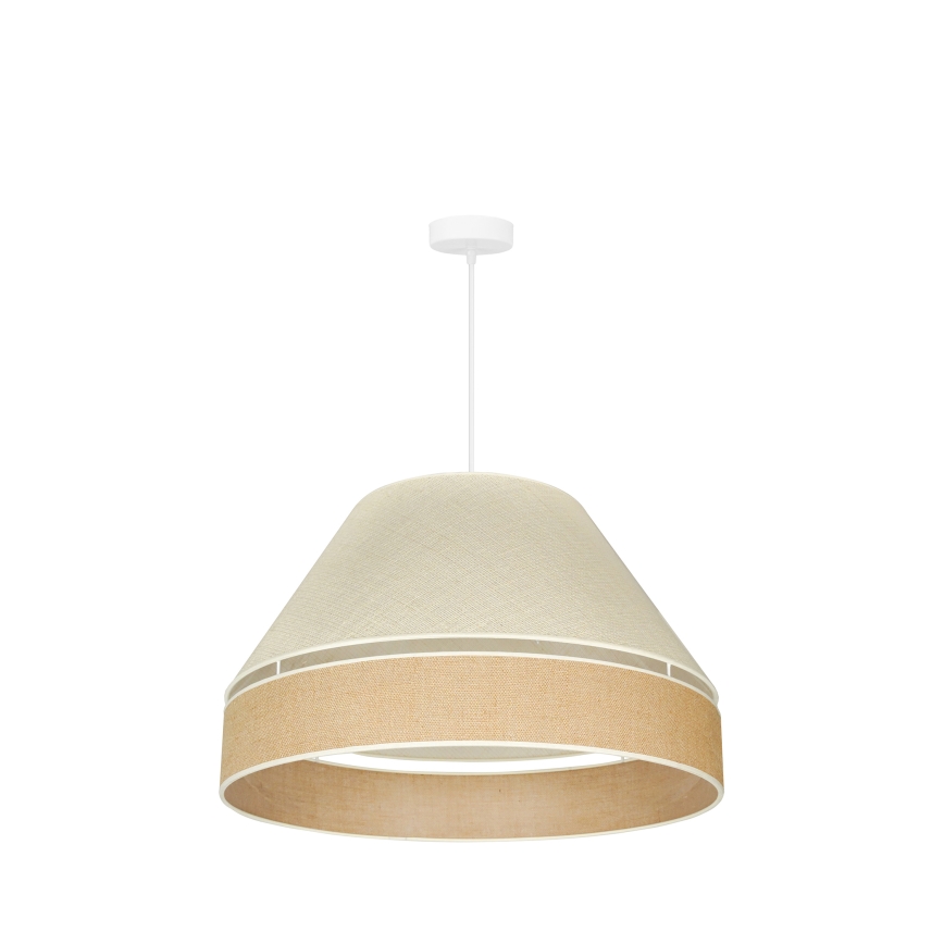 Duolla - Lühter YUTE AVIGNON 1xE27/15W/230V d. 60 cm hall/pruun