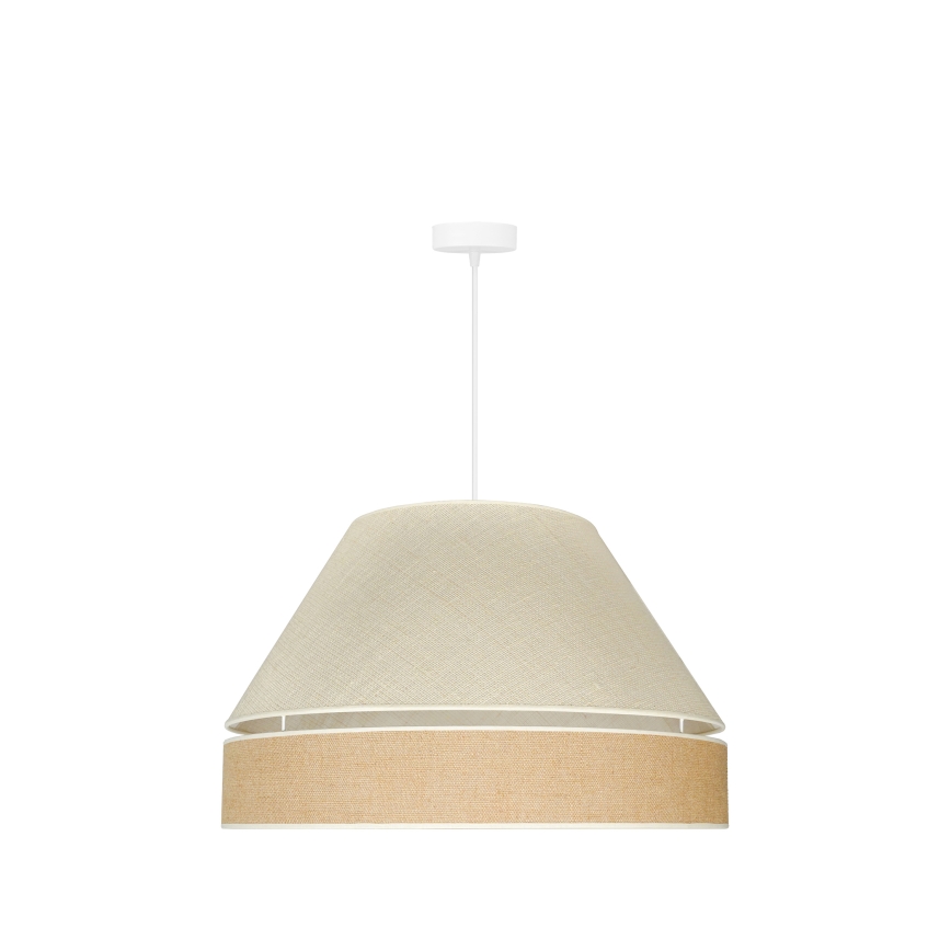 Duolla - Lühter YUTE AVIGNON 1xE27/15W/230V d. 60 cm hall/pruun