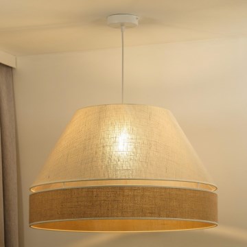 Duolla - Lühter YUTE AVIGNON 1xE27/15W/230V d. 60 cm kreemikas/beež