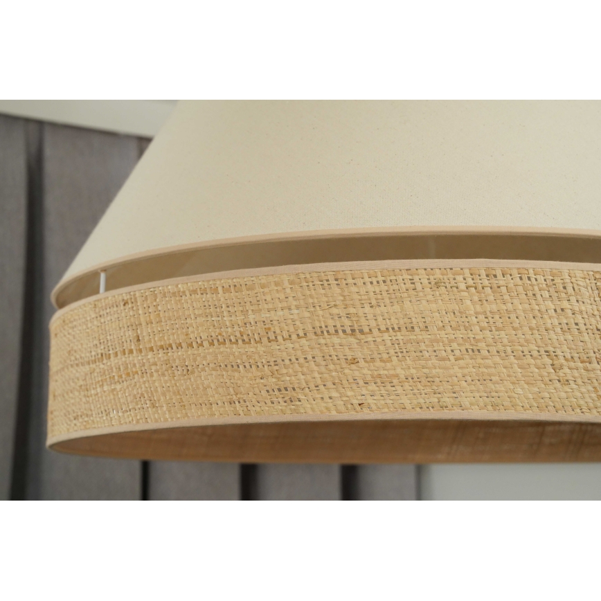 Duolla - Lühter YUTE AVIGNON 1xE27/15W/230V d. 60 cm kreemikas/beež